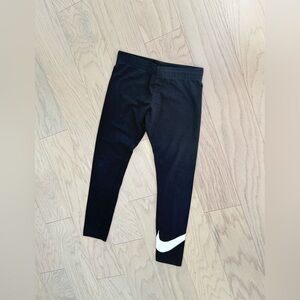 Nike Kids Black and White Leggings